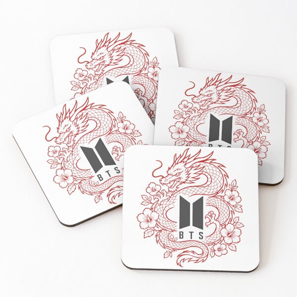 Item preview, Dragon Floral Logo Kpop Fan  designed and sold by julyagordner.