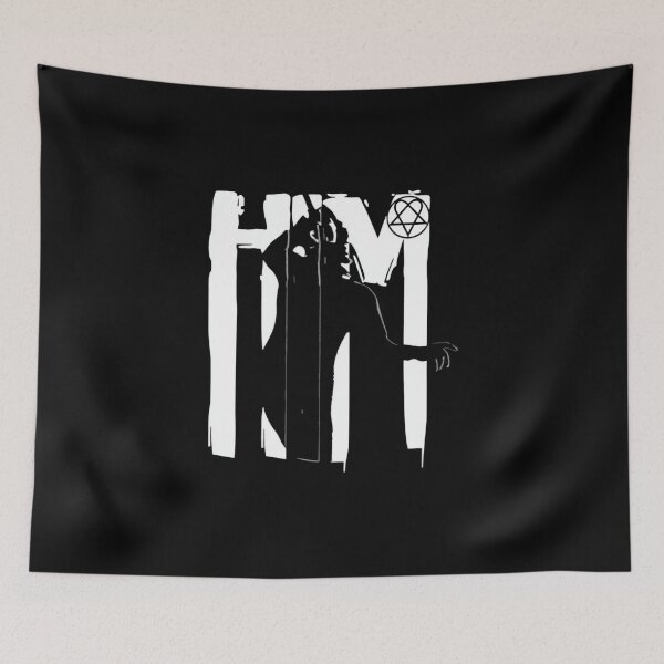 Item preview, HIM Band Gothic Rose Pentagram designed and sold by Achraf-Termane.