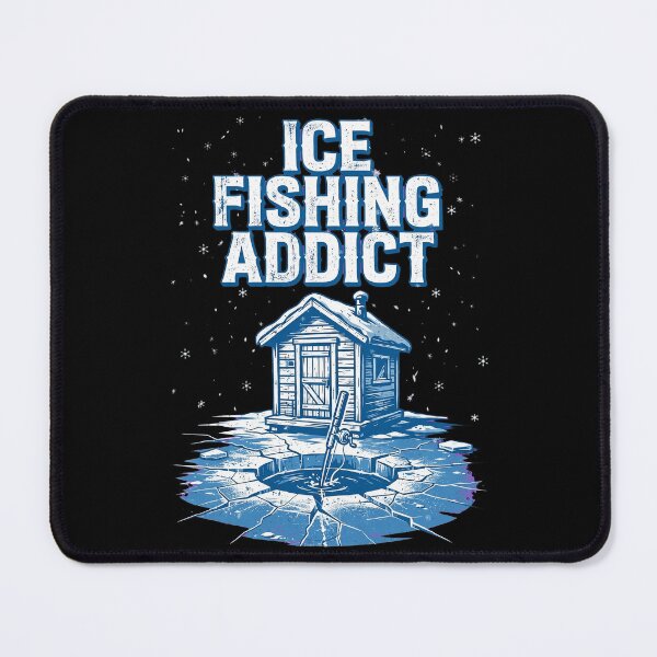 Item preview, Ice Fishing Addict Winter Angler Frozen Lake Funny Shirt designed and sold by Mahilis.