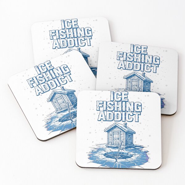 Item preview, Ice Fishing Addict Winter Angler Frozen Lake Funny Shirt designed and sold by Mahilis.