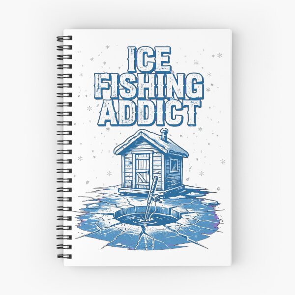 Item preview, Ice Fishing Addict Winter Angler Frozen Lake Funny Shirt designed and sold by Mahilis.
