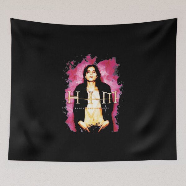 Item preview, HIM Band Gothic Rose Pentagram designed and sold by Achraf-Termane.