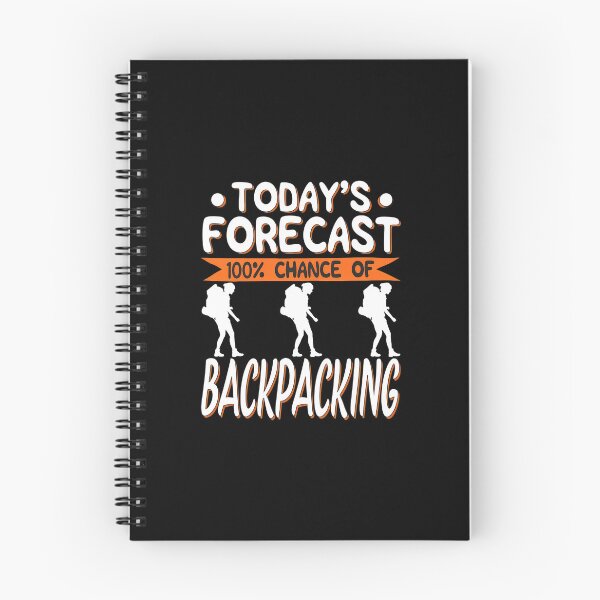 Item preview, Today's Forecast 100% Chance of Backpacking designed and sold by ebberslos.
