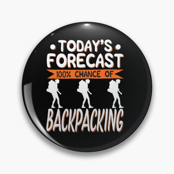 Item preview, Today's Forecast 100% Chance of Backpacking designed and sold by ebberslos.