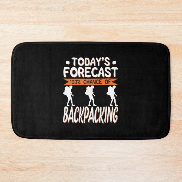 Item preview, Today's Forecast 100% Chance of Backpacking designed and sold by ebberslos.