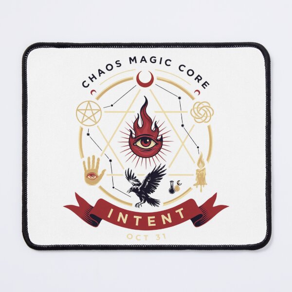 Item preview, Chaos Magic T-Shirt | Intent Is Real Occult Symbol Halloween Graphic Tee v10 designed and sold by DarylWelsh2024.