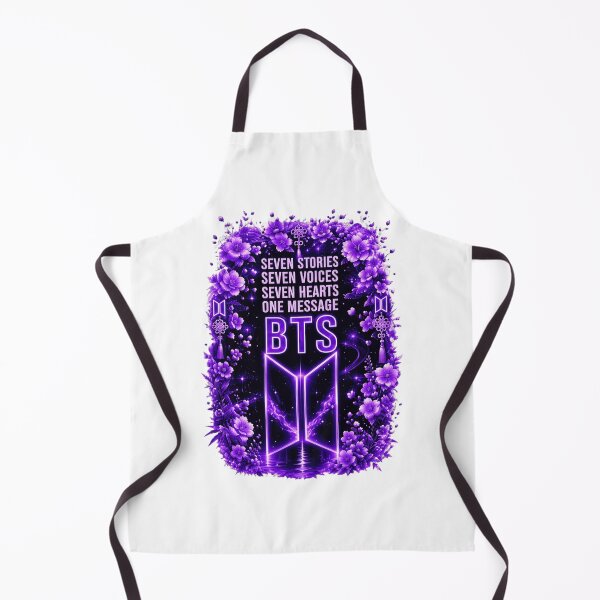 Item preview, Purple Floral Music Group Fan designed and sold by julyagordner.