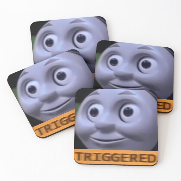 Item preview, Triggered Thomas The Train Meme designed and sold by mohamedalaa19.