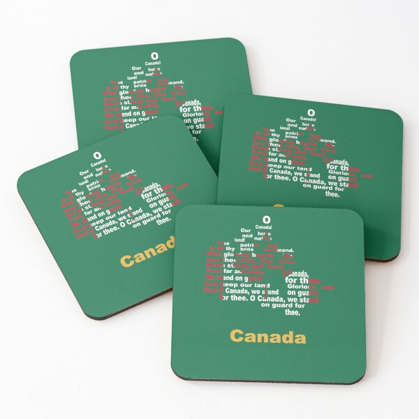 Item preview, Canada Heritage National Anthem Map  Flag Artistic Design 716 designed and sold by 1220Ceramic654.