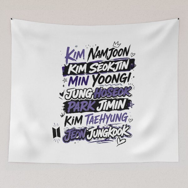 Item preview, Kpop Fan Band Member Names  designed and sold by remuscorby.