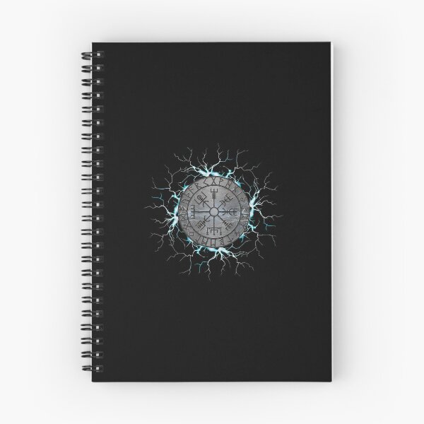 Item preview, Vegvisir Norse Rune Lightning Compass Design designed and sold by ebberslos.