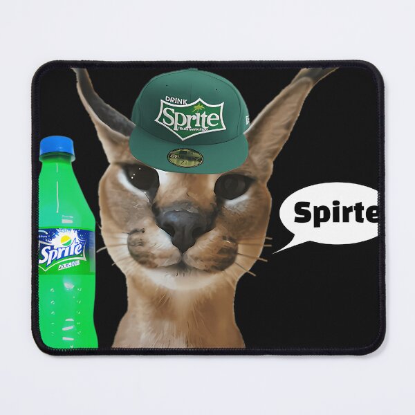 Item preview, Zabloing Big Floppa Cat Meme Spirte designed and sold by mohamedalaa19.