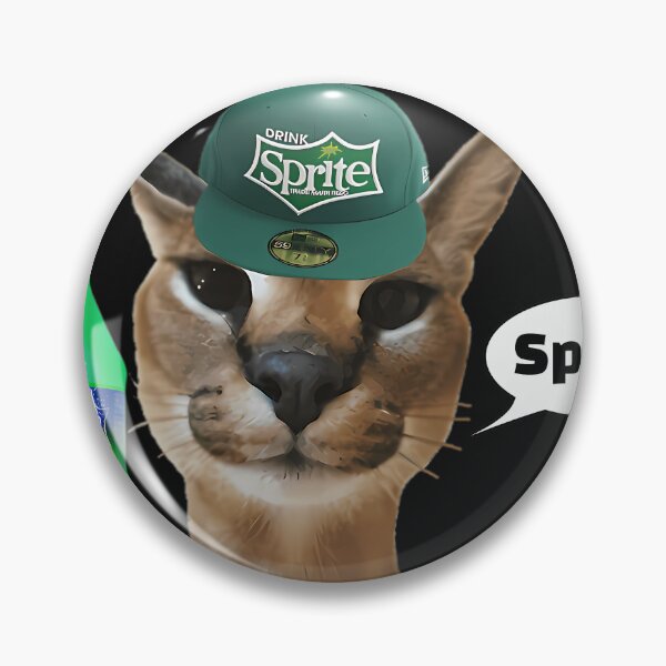 Item preview, Zabloing Big Floppa Cat Meme Spirte designed and sold by mohamedalaa19.