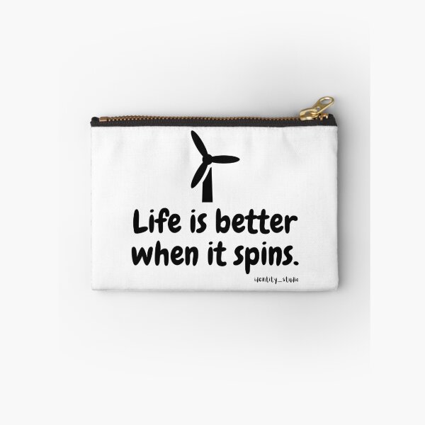 Item preview, Life Is Better When It Spins – Funny Wind Energy & Wind Turbine designed and sold by Identity Studio.