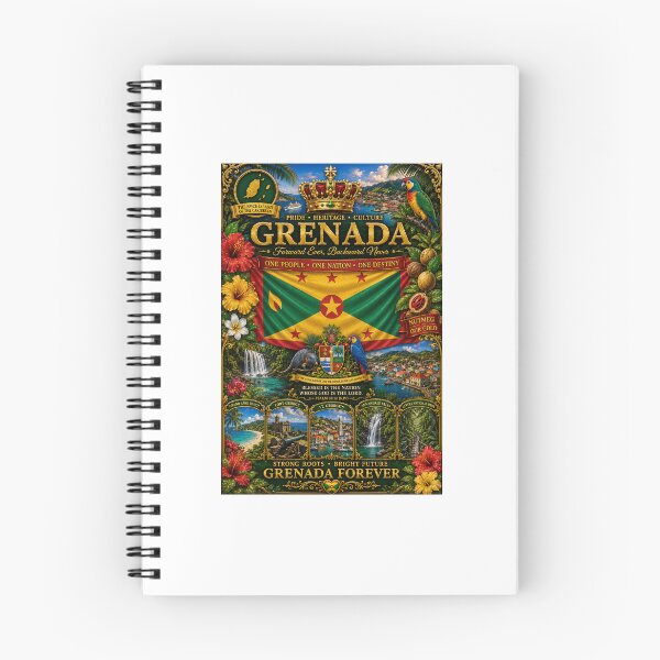 Item preview,    Grenada Pride – Spice Island Caribbean Heritage  designed and sold by     Crowned Canvas Studio ⭐ .