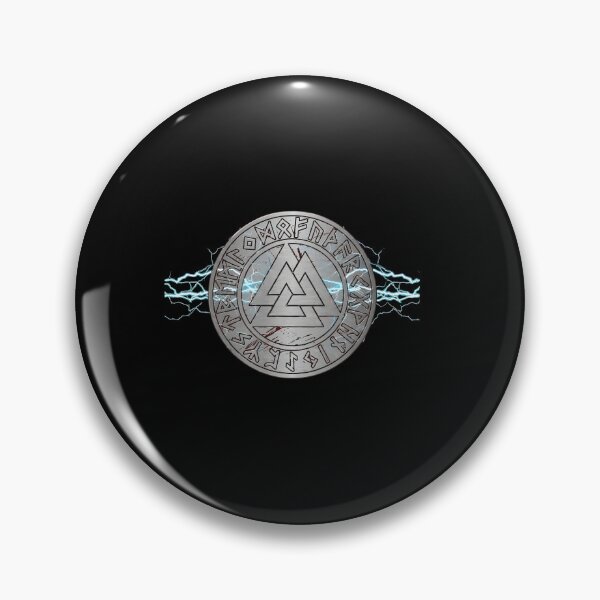 Item preview, Viking Runes Triangle Emblem Lightning Graphic designed and sold by caevelynlm7.