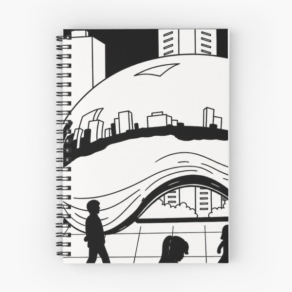 Item preview, Chicago Bean Black and White designed and sold by adinecalli.