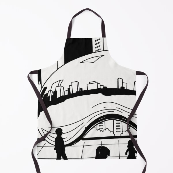 Item preview, Chicago Bean Black and White designed and sold by adinecalli.