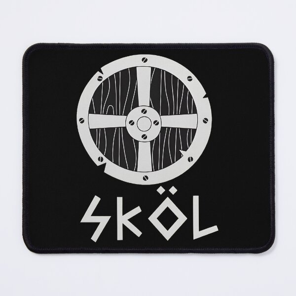 Item preview, Viking Shield and SKÖL Runes Graphic designed and sold by johnnymih.