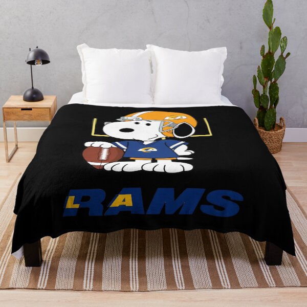Item preview, Snoopy Rams Football designed and sold by rednails1.