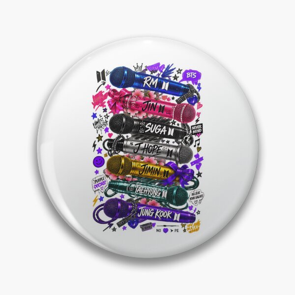 Item preview, K-Pop Music Fan Mic Stack Art designed and sold by julyagordner.