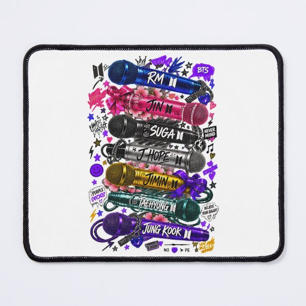 Item preview, K-Pop Music Fan Mic Stack Art designed and sold by julyagordner.