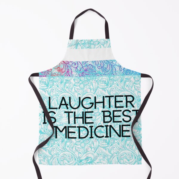 Item preview, Laughter is the Best Medicine- Positive Quote Floral Design designed and sold by Khadique.