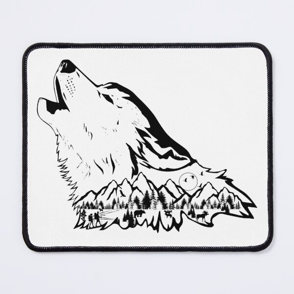 Item preview, Spirit of the Wilderness Wolf Design designed and sold by KhrystallineArt.
