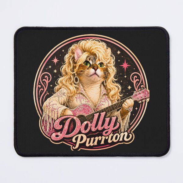 Item preview, Dolly Purrton Country Music Cat Parody designed and sold by Apex & Anthem .