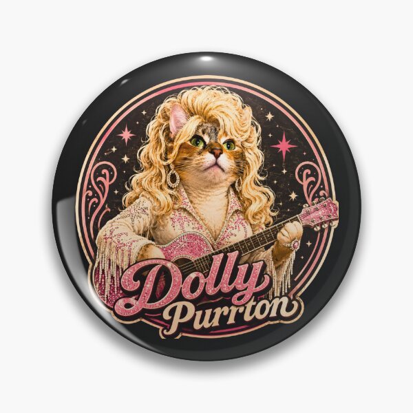 Item preview, Dolly Purrton Country Music Cat Parody designed and sold by Apex & Anthem .