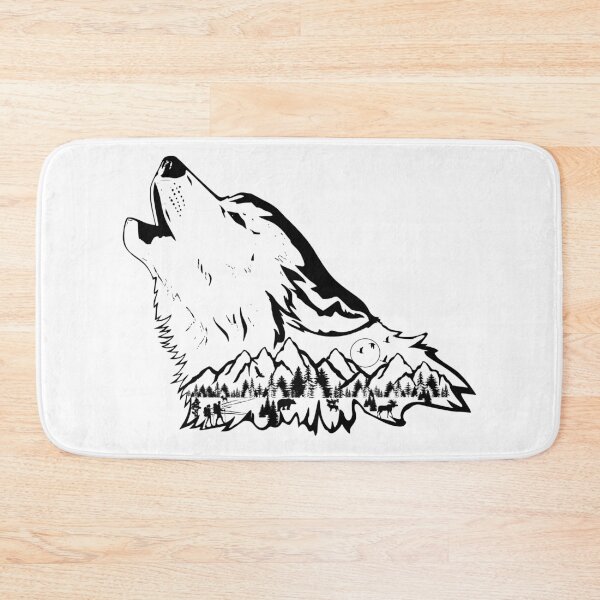 Item preview, Spirit of the Wilderness Wolf Design designed and sold by KhrystallineArt.