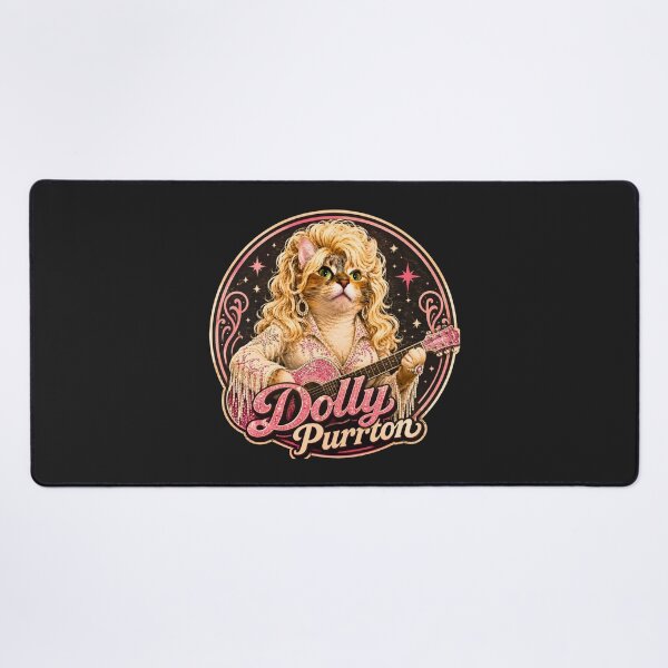 Item preview, Dolly Purrton Country Music Cat Parody designed and sold by Apex & Anthem .