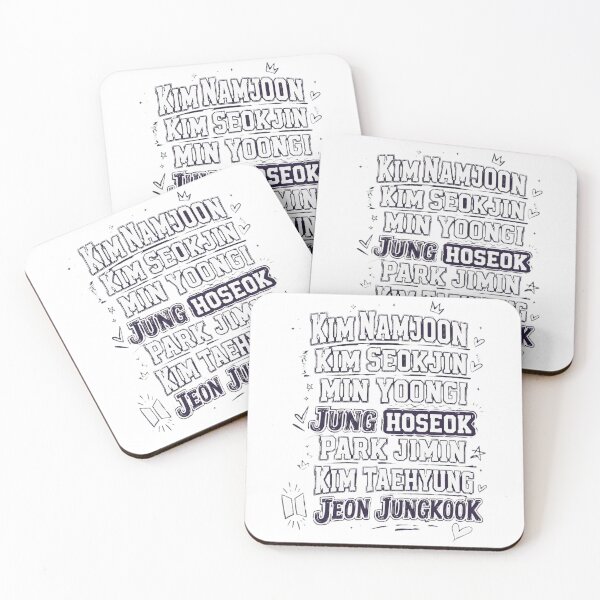 Item preview, K-Pop Fan Group Member Name  designed and sold by julyagordner.
