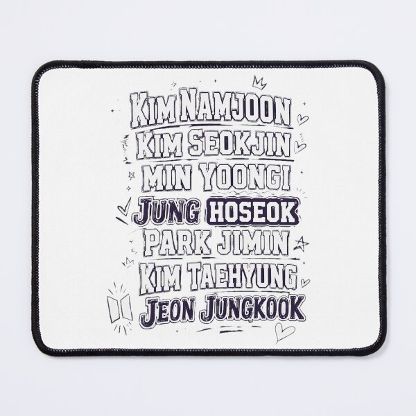 Item preview, K-Pop Fan Group Member Name  designed and sold by julyagordner.
