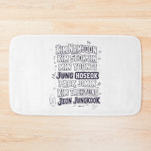Item preview, K-Pop Fan Group Member Name  designed and sold by julyagordner.