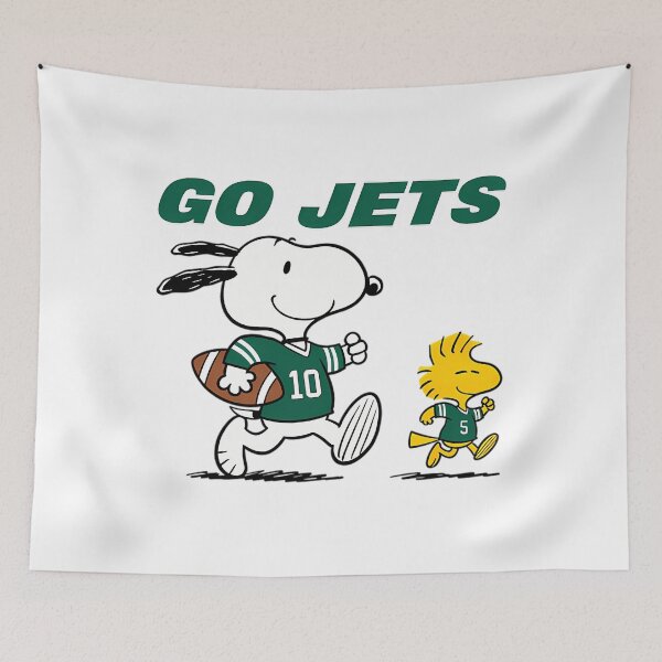 Item preview,  Snoopy New York Jets Football GO Jets designed and sold by rednails1.
