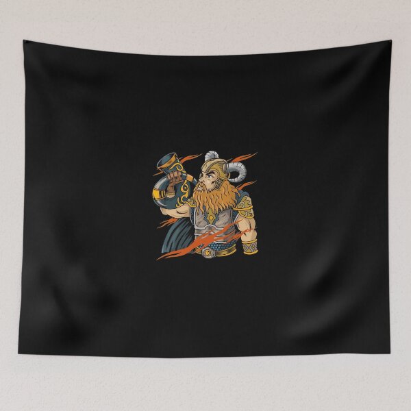 Item preview, Viking Warrior Horn Drinker Art designed and sold by caevelynlm7.