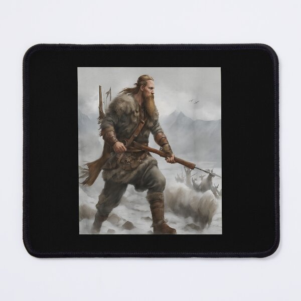 Item preview, Viking Warrior Hunting in Snowy Mountains designed and sold by johnnymih.