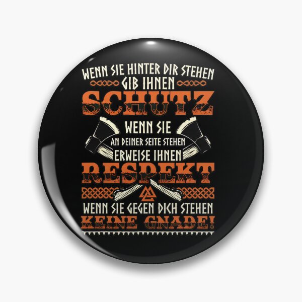 Item preview, Viking Warrior German Quote Protection Respect No Mercy designed and sold by ebberslos.