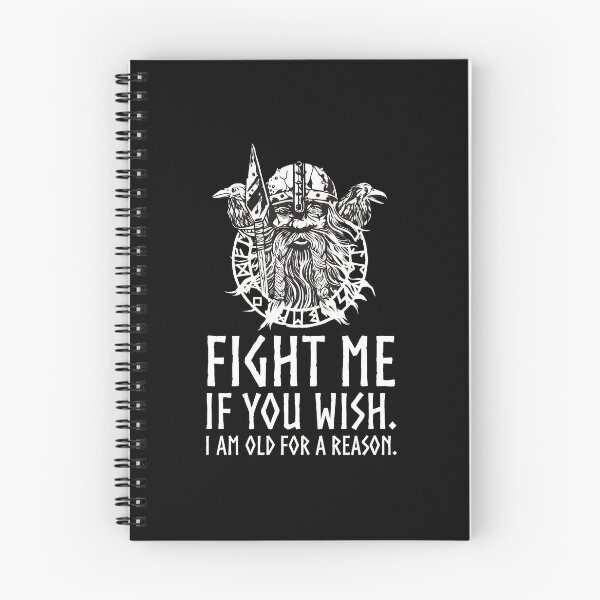 Item preview, Viking Warrior Quote 'Fight Me If You Wish' designed and sold by jankelauv.