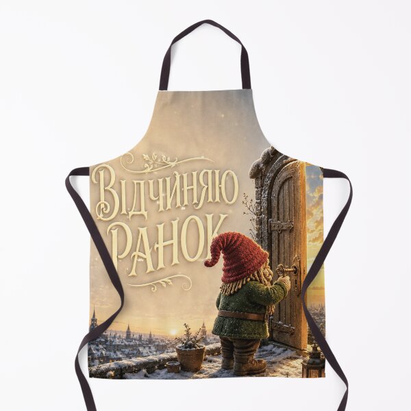 Item preview, Gnome Opening a Door to Sunrise designed and sold by JUTElCONIC.