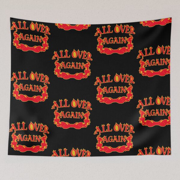 Item preview, All Over Again Brothers Retro Flames Fire Vintage Design designed and sold by ostenlee.