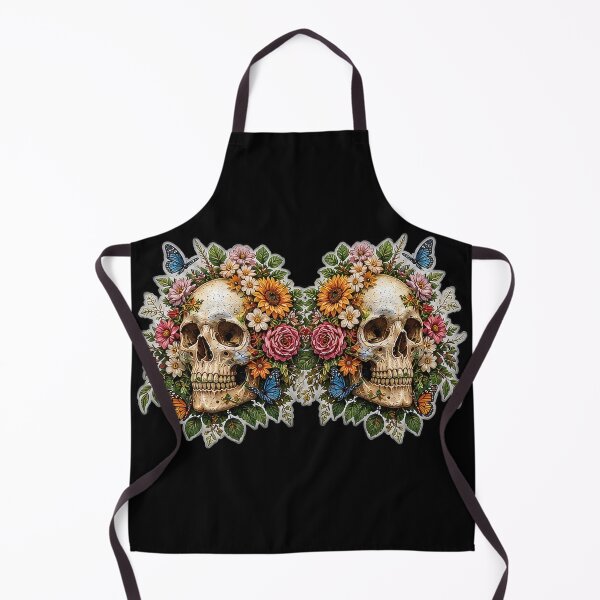 Item preview, Eternal Bloom – Floral Skulls and Butterflies designed and sold by Ray's Photos & Art.