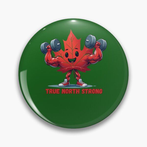 Item preview, Weightlifting Canadian Maple Leaf True North Strong 362 designed and sold by AriellaAppCo.