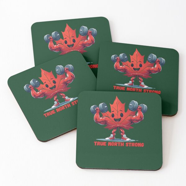 Item preview, Weightlifting Canadian Maple Leaf True North Strong 362 designed and sold by AriellaAppCo.