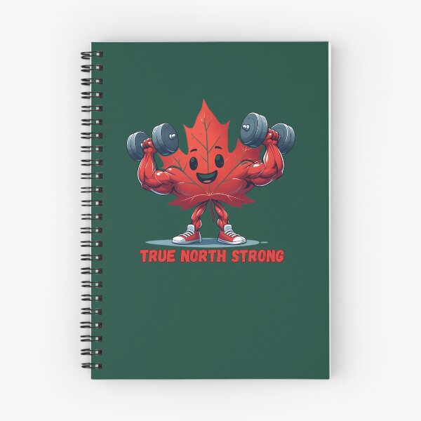 Item preview, Weightlifting Canadian Maple Leaf True North Strong 362 designed and sold by AriellaAppCo.