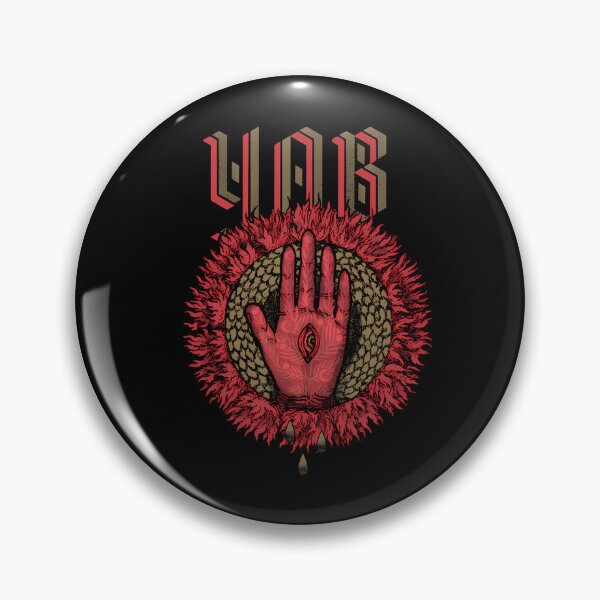 Item preview, Open Palm Eye Motif Fiery Circular Frame designed and sold by LessyKBear.