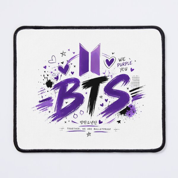 Item preview, K-Pop Fan Purple Brushstroke designed and sold by renvogelpohl.