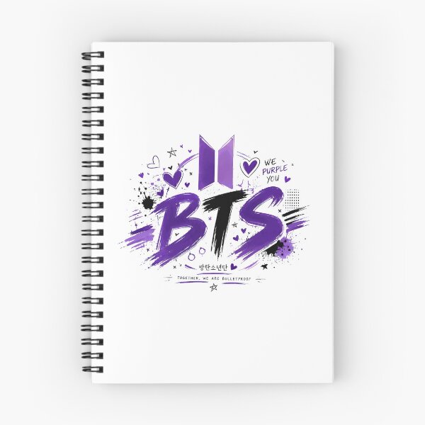Item preview, K-Pop Fan Purple Brushstroke designed and sold by renvogelpohl.