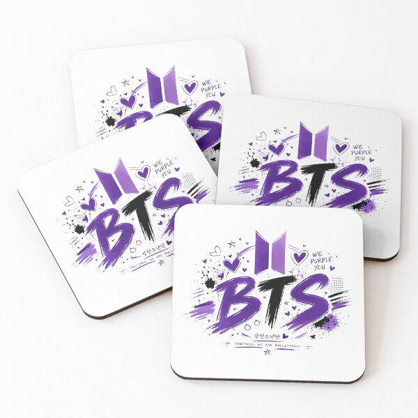 Item preview, K-Pop Fan Purple Brushstroke designed and sold by renvogelpohl.